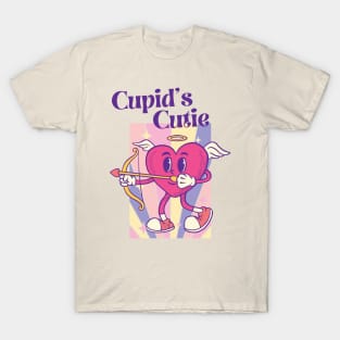 Cherish Love with Cupid's Cutie Valentine Design T-Shirt